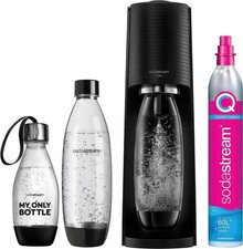 SodaStream Terra Vorteilspack Wassersprudler inkl. 3 PET-Flaschen & Co2 Zylinder