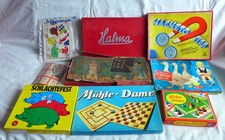 Konvolut alter Spiele Magneto Tipp, Lustiges Gänsespiel, Halma,