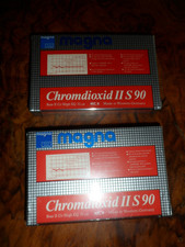 2 Leerkassetten Kassette  noch original verschweißt magna Chromdioxid II S 90