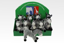 Kuscheltier Esel Tier grau