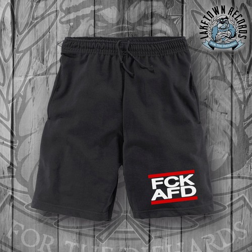 Fck afd shorts neu - neu, s-xxl