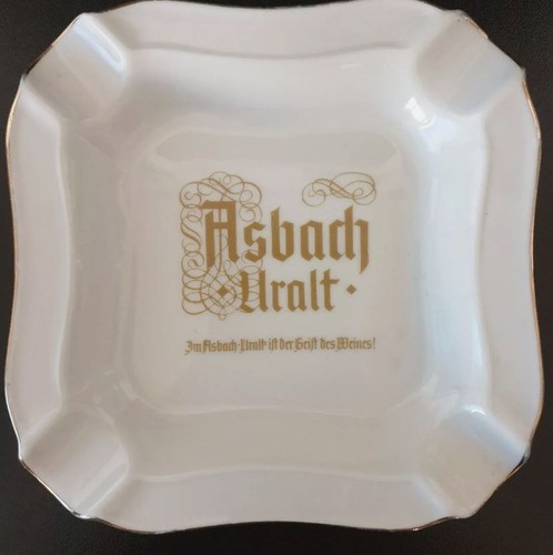 Aschenbecher porzellan asbach - aschenbecher,