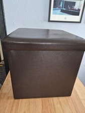 Faltbarer Sitzhocker Braun