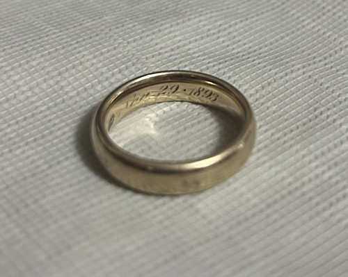 Antiker goldring 14k - antiker, –