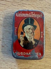 Kautabak-Dose v. Grimm&Triepel Nordhausen ca 3 x 4 1/2 cm