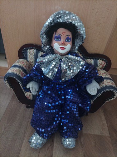 Clown puppe harlekin narr - clown, harlekin,