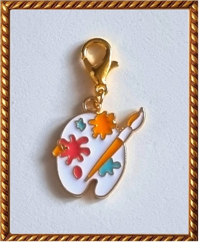 Charm anhänger malerpalette - charm,