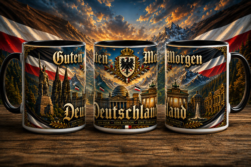 Guten morgen deutschland tasse - guten,