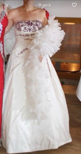 Linie brautkleid weiß - a-linie,