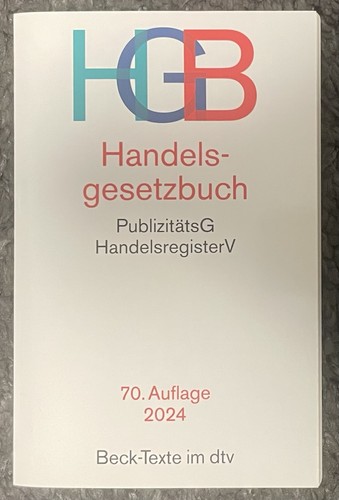 Handelsgesetzbuch - , (hgb)