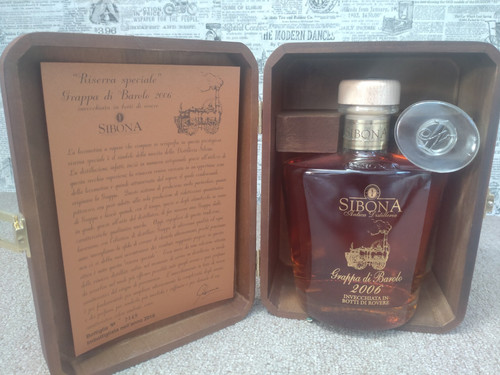 Sibona grappa barolo - grappa, 2006