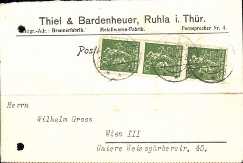 Infla postkarte - infla,