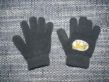 wärmende Reit - Handschuhe für Kinder / Mädchen in grau für Winter