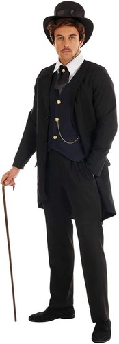 Schwarzes mittelalter kostüm - schwarzes,