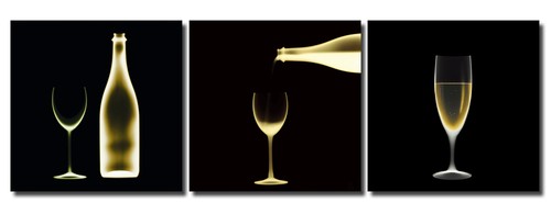 Bild 3er set - 3er, wein