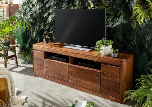 Board sheesham massivholz - tv-board,