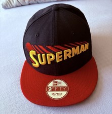 Superman Cap New Era 9Fifty Snapback Schwarz/Rot – Lizenzprodukt – neuwertig