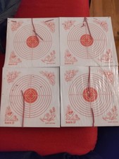 Zielscheibe Luftgewehr rot 12 x 12 cm