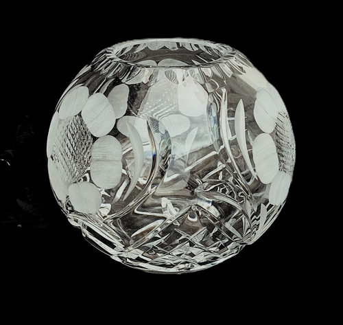 Vase bleikristall kugelvase - bleikristall,