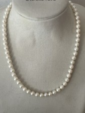 6,40mm Akoya Perlen Kette für Wechselschliesse vorbereitet