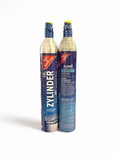 2 er Set  Co2 Zylinder Kartusche Flasche 60L voll Kohlensäure Art Sodastream