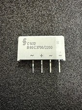 3 Stück/pcs -  B80C3700/2200 -  SIEMENS - Brückengleichrichter 80V 3.7A