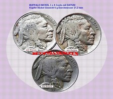 Buffalo nickel 5 cents - nickel, x