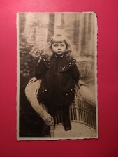 Old photo portrait girl girl