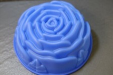 Silikonbackform rose gugelhupf - silikonbackform,