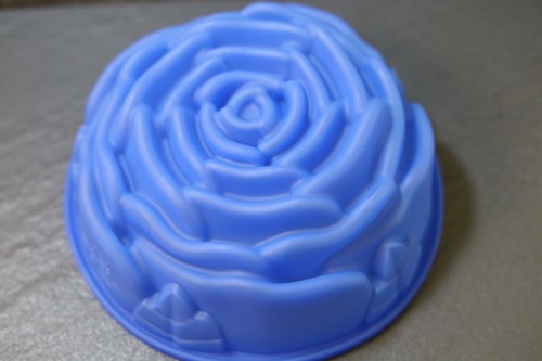 Silikonbackform rose gugelhupf - silikonbackform,