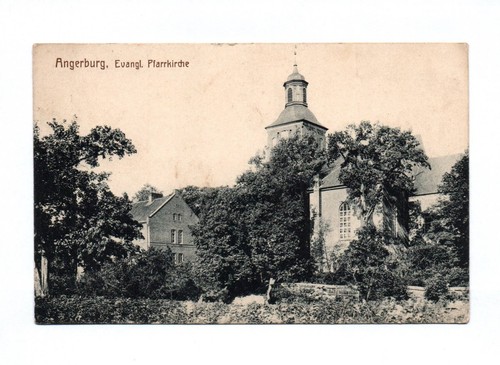 Angerburg evangelische - ak,
