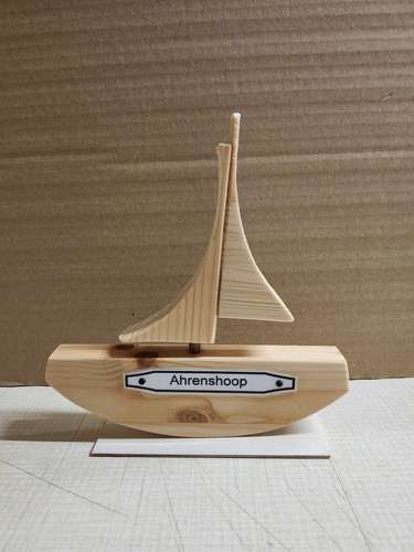 Holzkunst segelboot - holzkunst:,