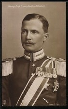 Ansichtskarte Herzog Ernst II. von Sachsen-Altenburg in Uniform mit Orden 