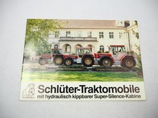 Schlüter Traktomobile mit Super Silence Kabine Prospekt 1990
