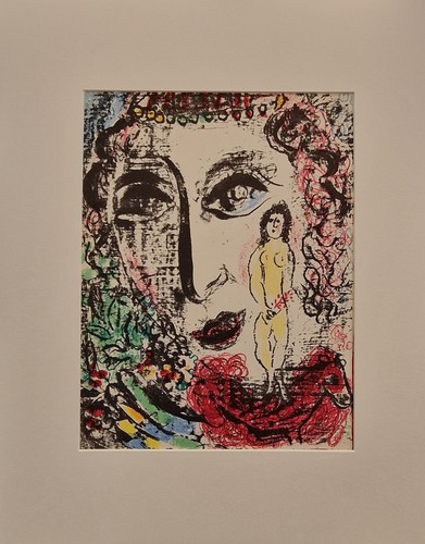 Chagall original lithographie - chagall,