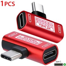 Rot usb splitter - usb-c, auf