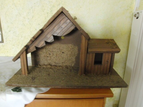 Weihnachtskrippe mit spieluhr - weihnachtskrippe,