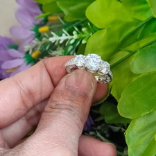 2,50 Kt Drei Stein Hochzeit