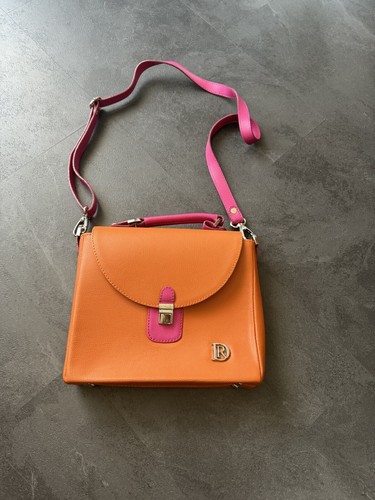Handtasche orange leder - handtasche,