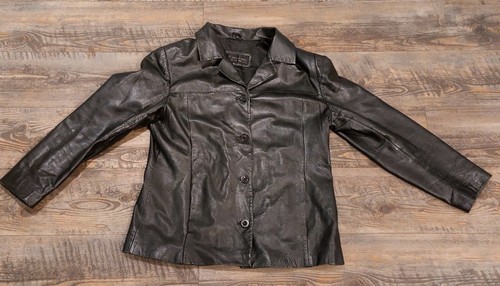 Blazer schwarz leder - schwarz, gr.