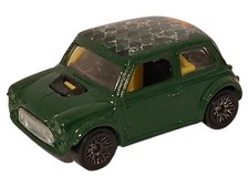 Hot Wheels Mini Cooper Spielzeugauto Modellauto Grün Metall