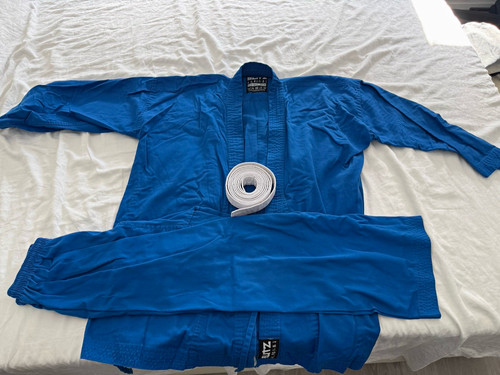 Blitz judo anzug - judo-anzug, blau