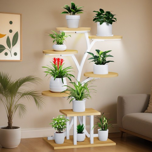 7tier metall blumenregal - metall,