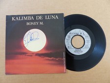 BONEY M. Liz Mitchell signed Autogramm signiert KALIMBA DE... Vinyl Schallplatte