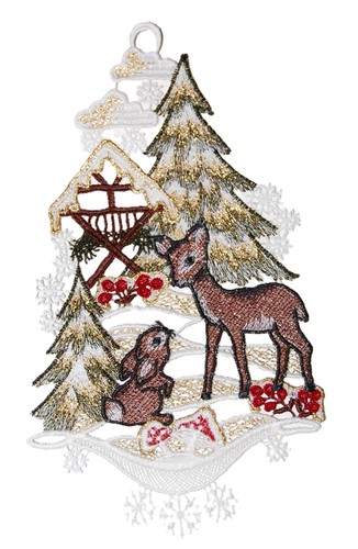 Fensterbild weihnachten spitze - weihnachten,