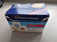 Netter's Anatomie Lernkarten von Frank Netter Netters Prüfung Karten zum Atlas