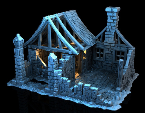 Tabletop terrain house - tabletop, terrain: