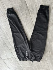 Neu Damenhose Samt schwarz