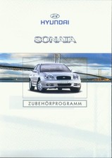 HYUNDAI   SONATA - 6-seitiger Prospekt "Zubehörprogramm" von 2003