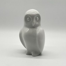 Vintage Fürstenberg Porzellan Figur Eule Tierfigur 1990er Jahre Signiert